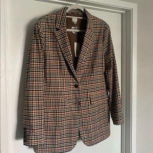 NWT A New Day Plaid Blazer